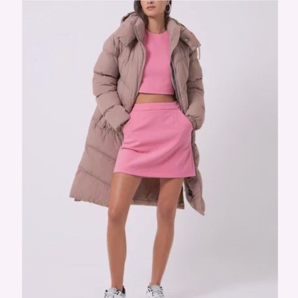 LAST CHANCE New French Connection Long Puffer Coat - Picture 2 of 6